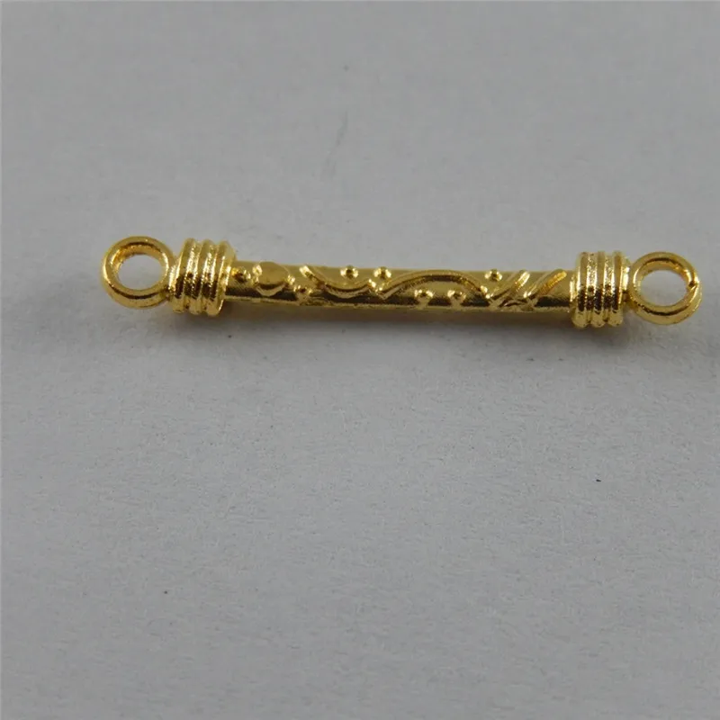 

GraceAngie 120PCS Golden Style Antiage Spillikin Stick Charms Accessory Connector Handmade Fashion Jewelry 38126