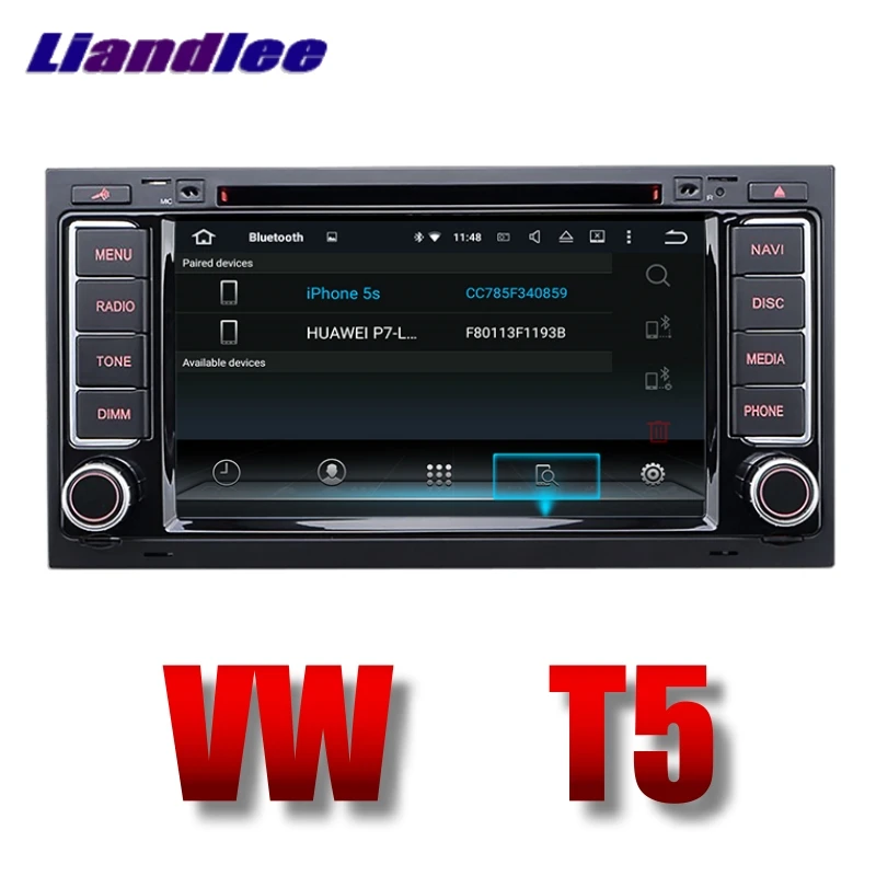 Discount Liandlee Car Multimedia Player NAVI For Volkswagen VW Touareg T5 Transporter Car Touch Screen Radio DVD Stereo GPS Navigation 5