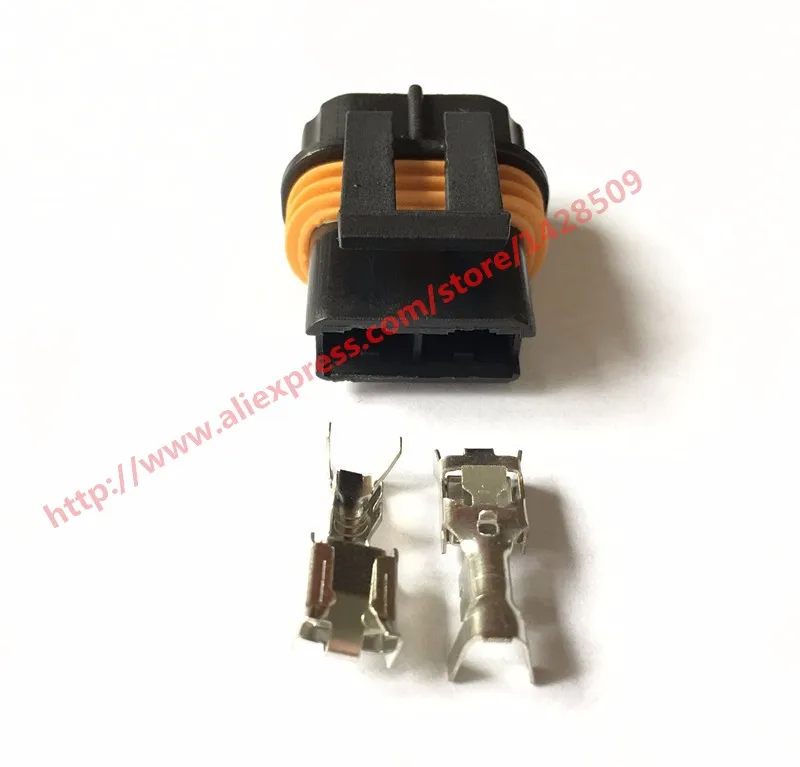 10 Sets 2 Pin Female Sealed Connectors For Inline Fuse Wiring