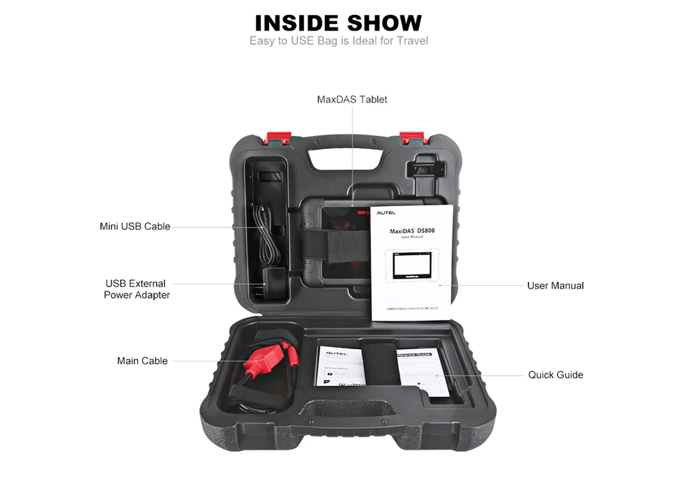 Autel MAXIDAS DS808 диагностический сканер инструмент OBD2 сканер OBDII автомобильные инструменты Обновление от autel DS708 как autel MaxiSys MS906