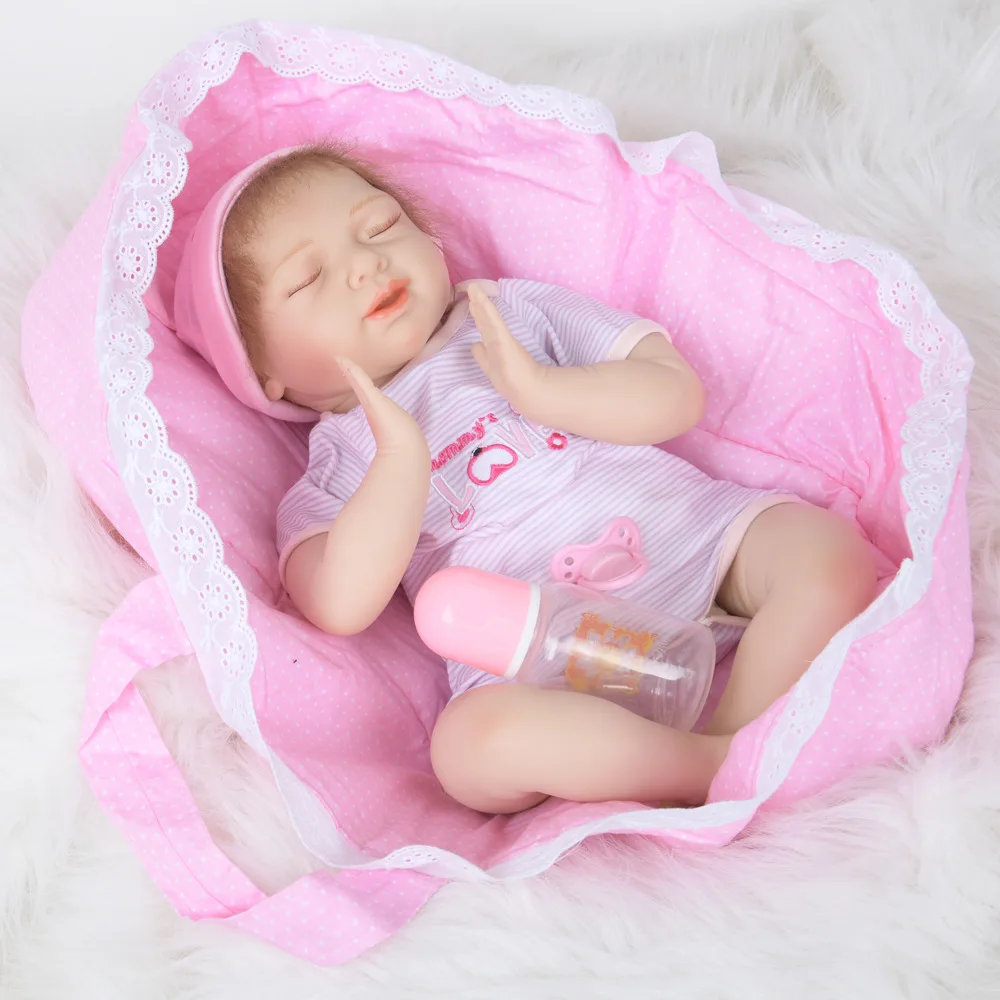 

55cm Mohair Soft Cloth Body Reborn Baby Doll Boneca Bebe lol Lifelike Real Menina Girl Birthday Toys For Children Birthday Toys