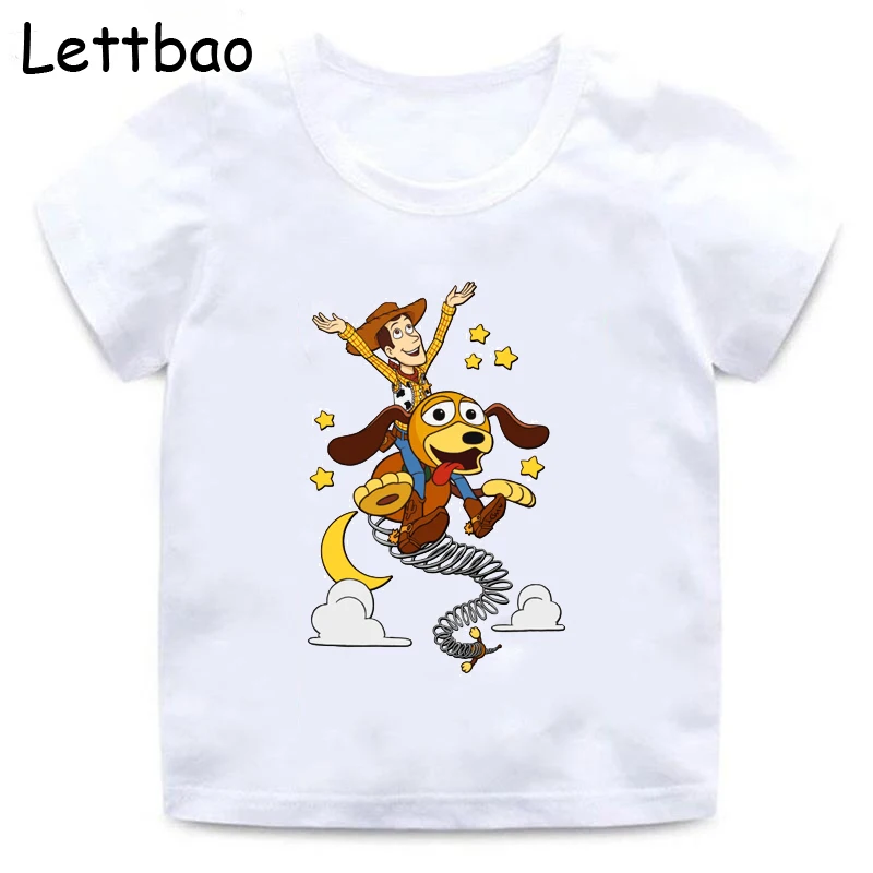 Новинка года; детская футболка с надписью «Toy Story 4» хлопковая детская футболка Летняя одежда «Базз Лайтер/Вуди»