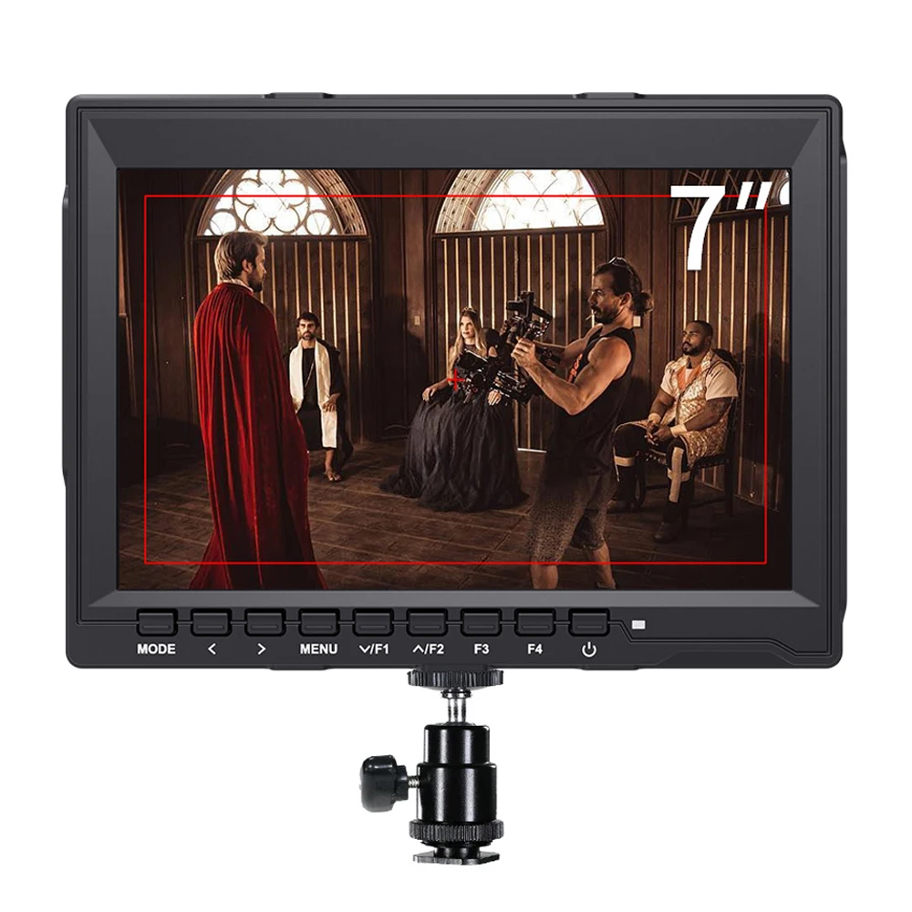7 дюймов полевой монитор с разрешением 4K HDMI Камера DSLR ЖК дисплей IPS HD 1280x800 видео