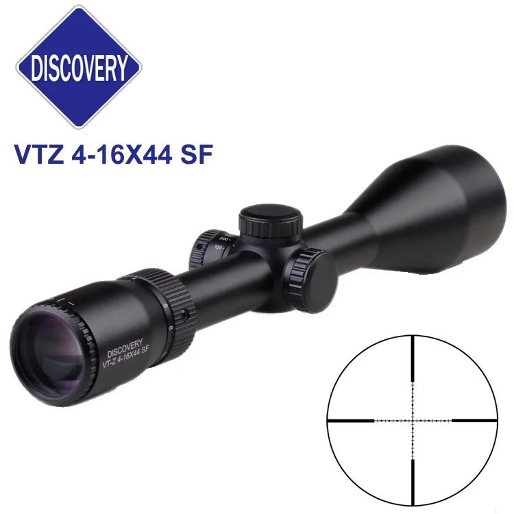 Discovery VT Z 4 16X44SF Hunting Riflescope With Mil Dot Reticle Fiber Sight font b Rangefinder