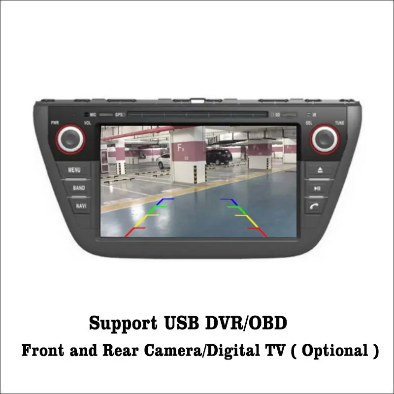 Discount Liislee Android 7.1 2G RAM For Suzuki SX4 2013~2017 Car Radio Audio Video Multimedia DVD Player WIFI DVR GPS Navi Navigation 5