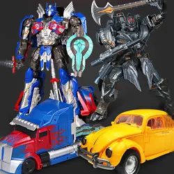 Аниме Стиль Супер Трансформация игрушки робот автомобиль супер герой фигурка аниме автомобиль робот ребенок робот-трансформер модель