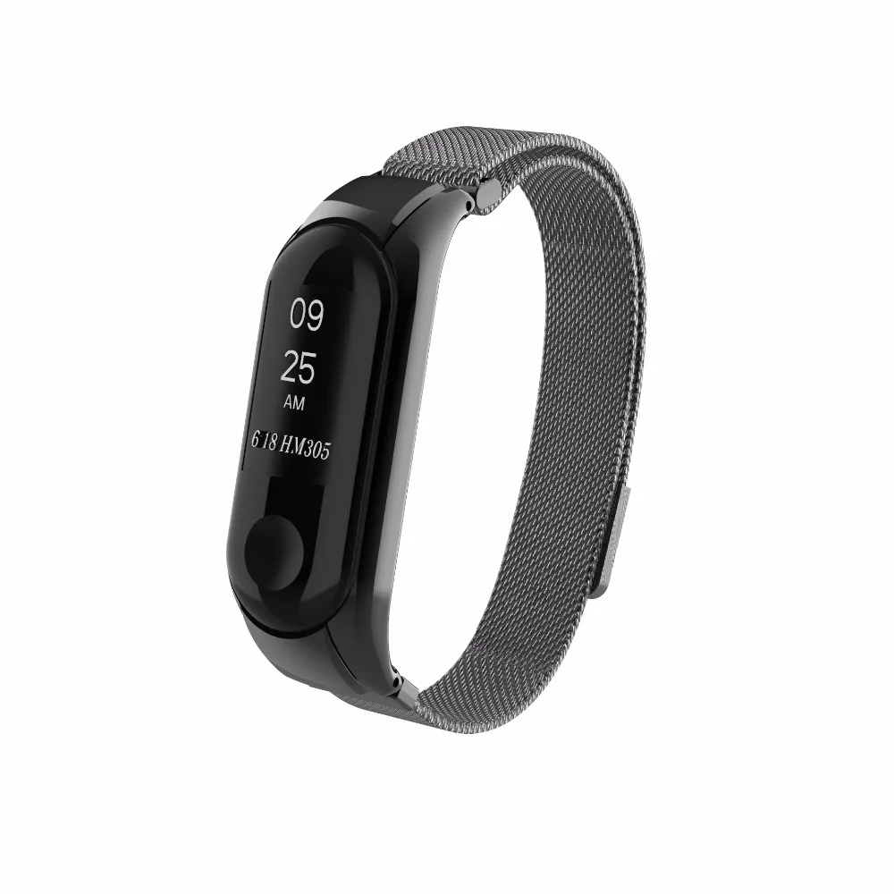 Металлический ремешок для Mi Band 3 браслет Mi Band 2 браслет из нержавеющей стали Безвинтовой MiBand 3 2 браслеты сменный ремешок на запястье