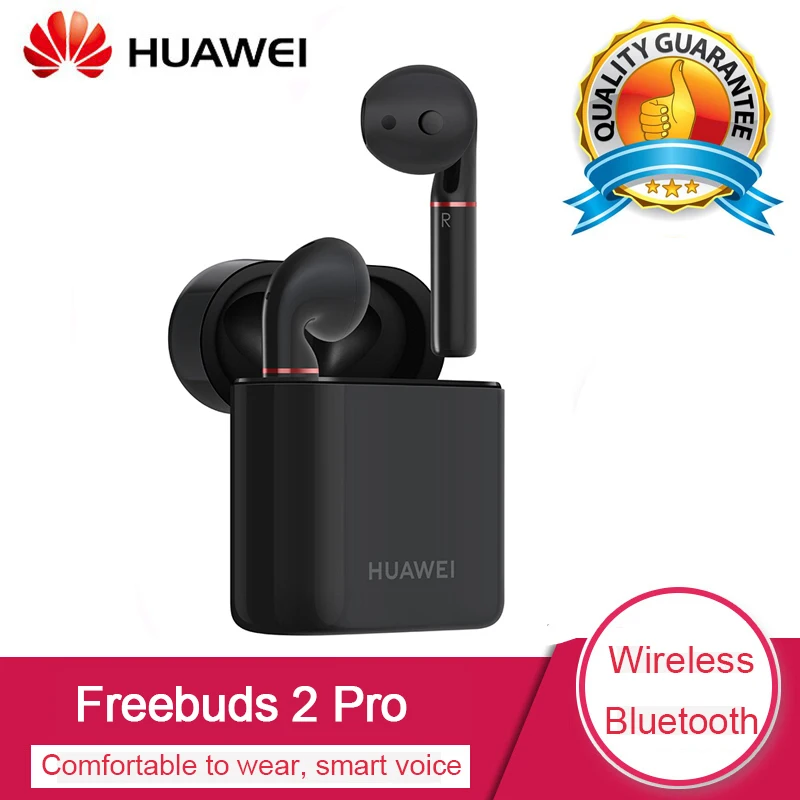 Huawei беспроводная гарнитура FreeBuds 2 Pro с Bluetooth 5,0 Bone Voiceprint ID IP54 водонепроницаемые наушники для huawei P20 Pro Mate20