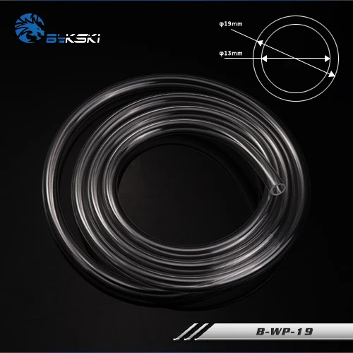 

Bykski B-WP-19, 1/2"ID*6/8"OD 13x19mm Soft Tubes, For Water Cooling System Pipeline Construction, 1 Meter/pcs
