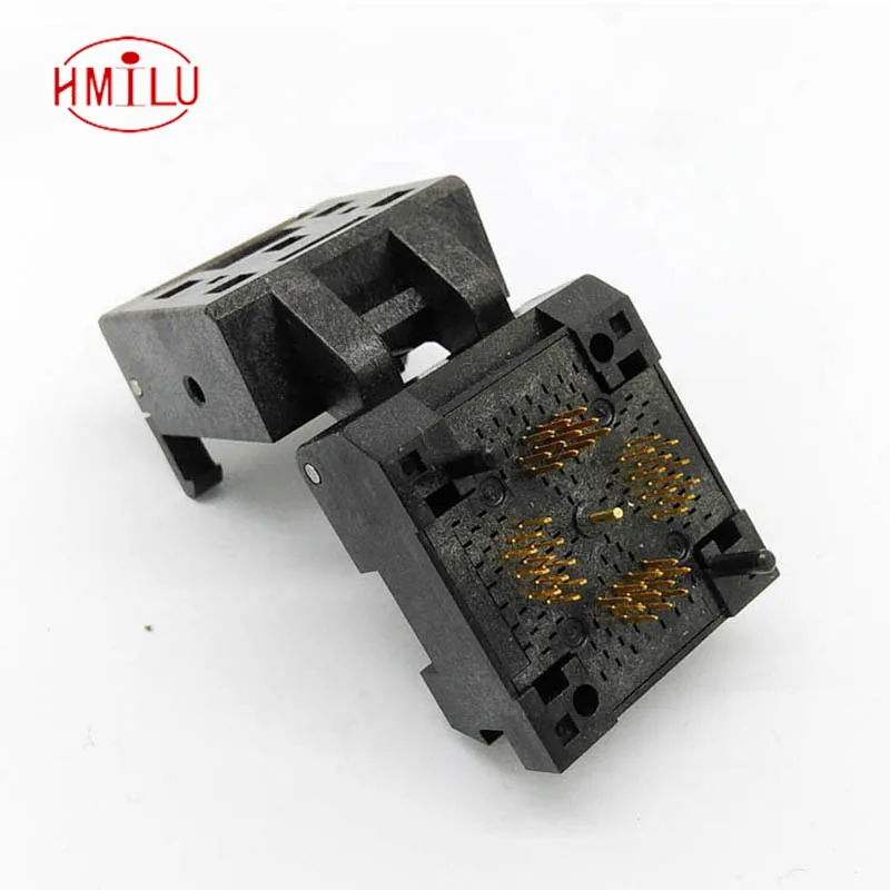 

QFN40 MLF40 Burn in Socket IC Test Socket Pitch 0.5mm Clamshell Chip Size 6*6 Flash Adapter Burn in Socket
