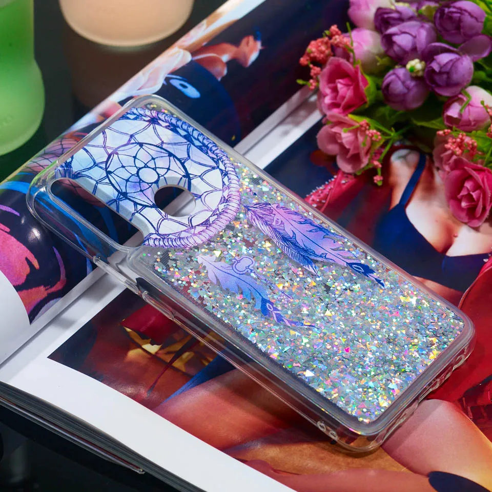 Модный Блестящий чехол с водопадом мягкий силиконовый для телефона HUAWEI Y9 Prime 2019 P