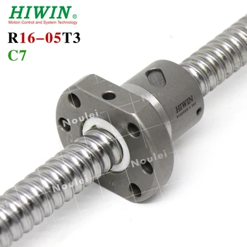 

HIWIN FSI 1605 16mm Ball Screw 5mm Lead 300mm 400mm and Ballscrew Nut CNC set for high stability linear CNC parts