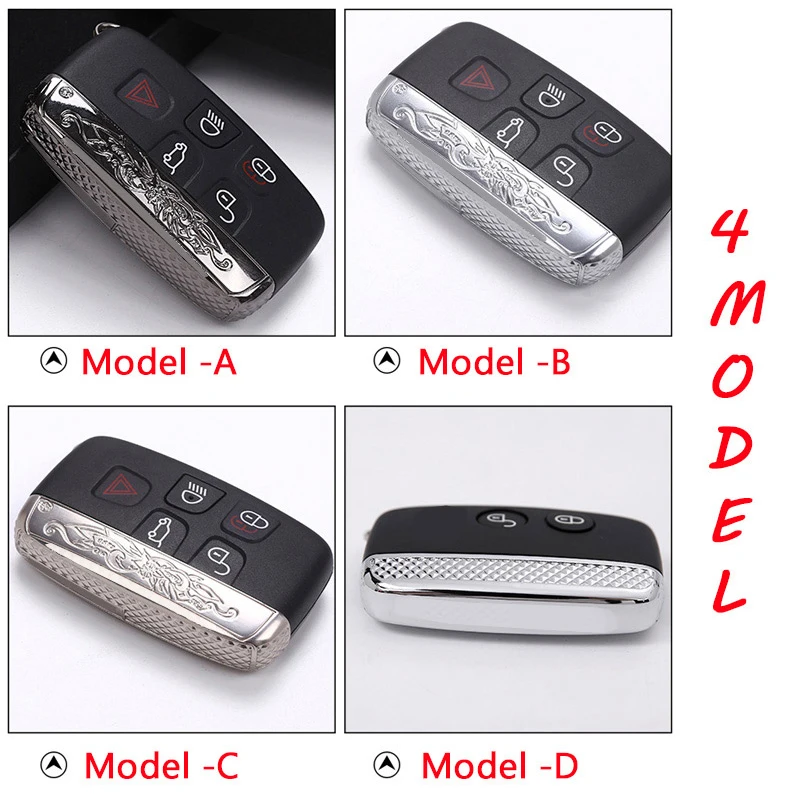 

For Land Rover Discovery 5 LR 4 For Range Rover Autobiography Velar Sport Vogue ABS Chrome Unique Design 5 Button Key Case Shell