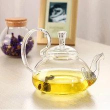 Цветочный чайник стеклянная бутылка gland высокий чайник Набор термостойкий стеклянный чайник