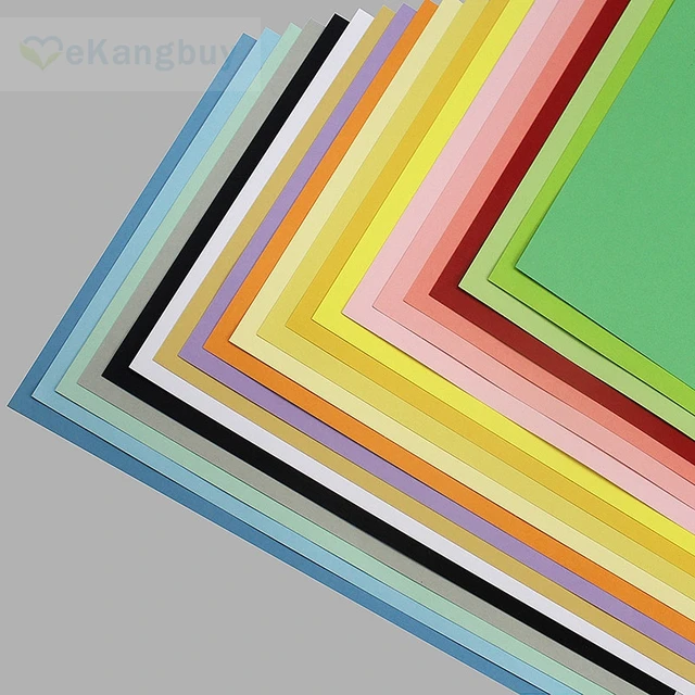Special Offers 20 Colors 16K 32K Color Paper 230gsm Cardstock Handicraft Paper