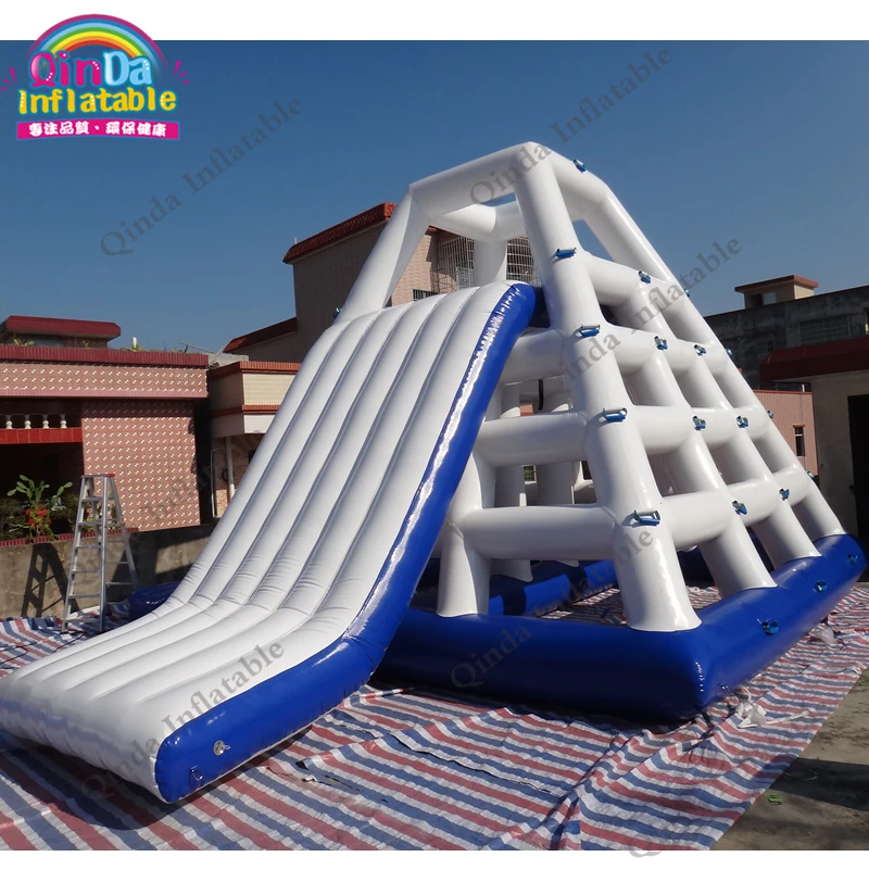 floating inflatable water slide 81