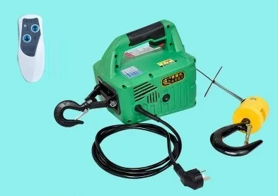 winch remote portable electric wireless control 6m 500kg 19m 200kg lifting hoist rope towing
