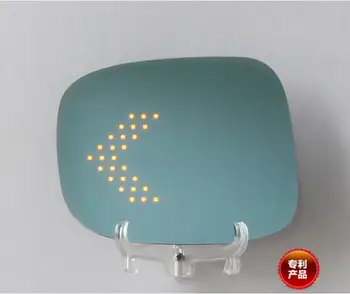 

LED heating Rear side turn signal blue curvature anti defogging dazzling rearview mirror for Honda Civic 08-11/12-15/16-18