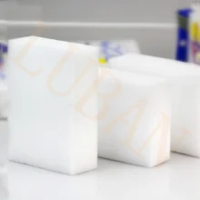 30 шт./партия многофункциональная белая волшебная губка для чистки кухонные инструменты для уборки ванной комнаты 10x7x3 см нано губка супер Деконт