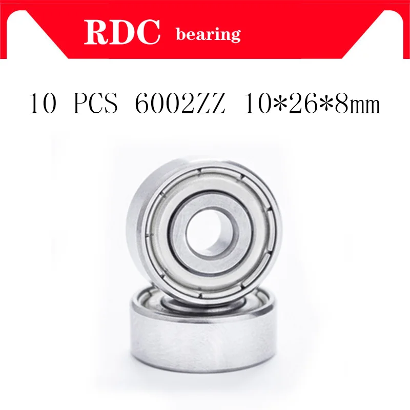 10 шт. шариковый подшипник с глубоким желобом 6002ZZ 6002 6002Z 10x26x8 мм|bearing 6002z|bearing