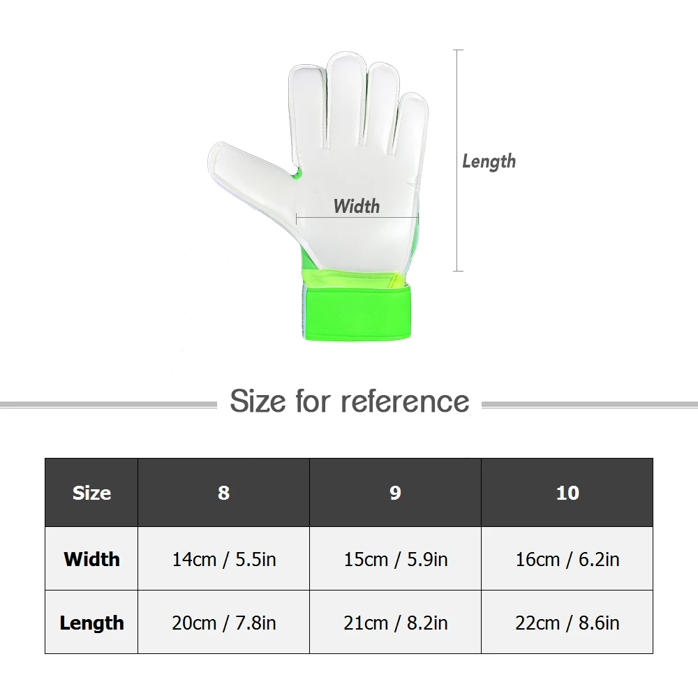 Перчатки защита пальцев латексный футбольный вратарские перчатки дышащие спортивные перчатки Professional Soccer 5 Finger Save