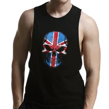 Прохладный печати Для мужчин майка брендовая хлопковая рубашка без рукавов человек фуфайки мышцы нижняя хип-хоп Повседневное уличная рубашка, жилет