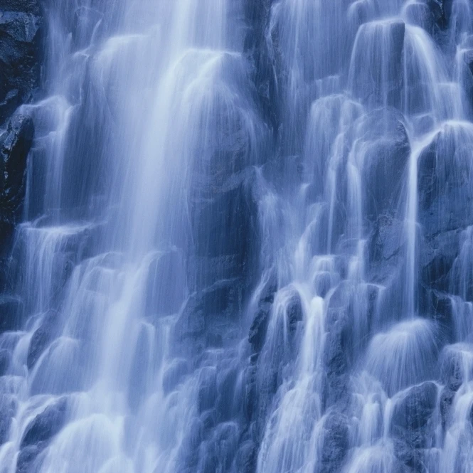 Micronesia  Caroline Islands  Pohnpei  Madolenihmw District  Close-Up Of Kepirohi Waterfall Rushing Whitewater (19 x 12)