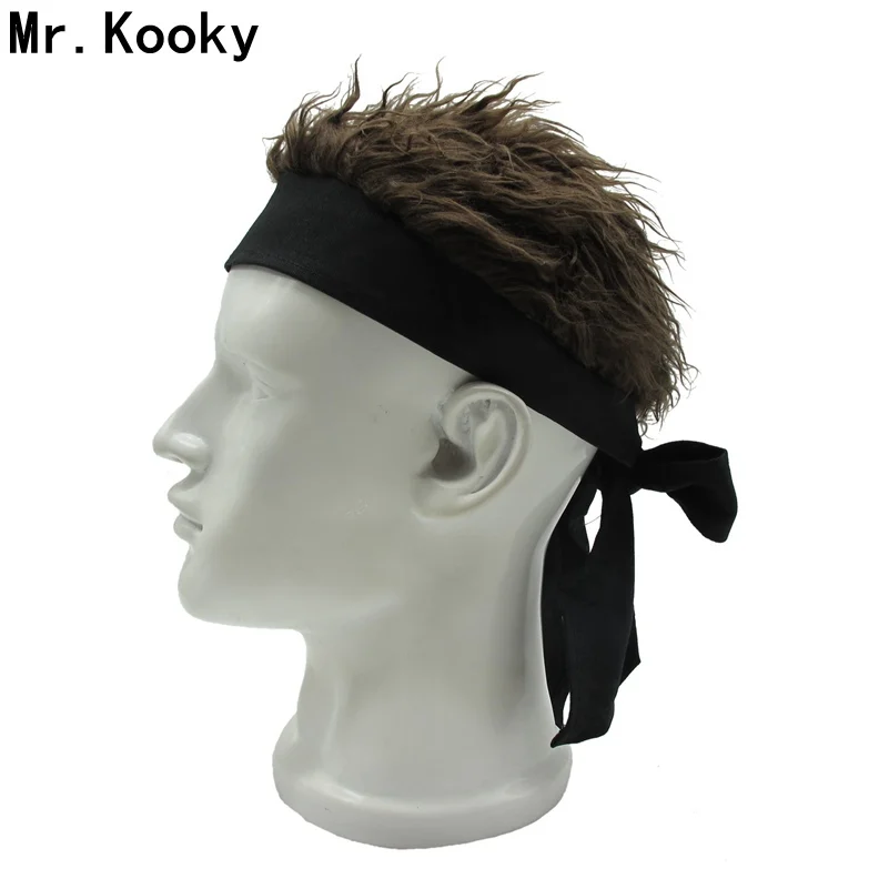 

Mr.Kooky Novelty Unisex Billy Bob Fashion Gag Hat With Multiple Colors Fake Spiky Flair Hair Funny Beanies Tie cap Cool Wig Gift