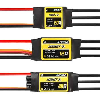 

1PC Brushless ESC 12A 20A 30A 40A 60A 80A 2-3/4/6S Speed Control Linear BEC SBEC For Fixed Wing Helicopter RC Plane FPV Parts