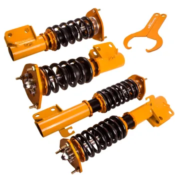 

Coilover For Subaru Impreza GC8 WRX STi 1993-2001 Coil Spring Struts Suspension EJ20 Adjustable Height + Camber Plate