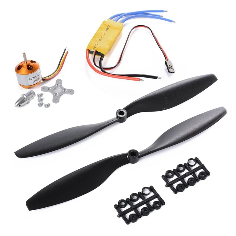 FULL 1set A2212 1000kV 13T бесщеточный двигатель ESC 30A 1045 Пропеллер для квадрокоптера FPV DJI F450