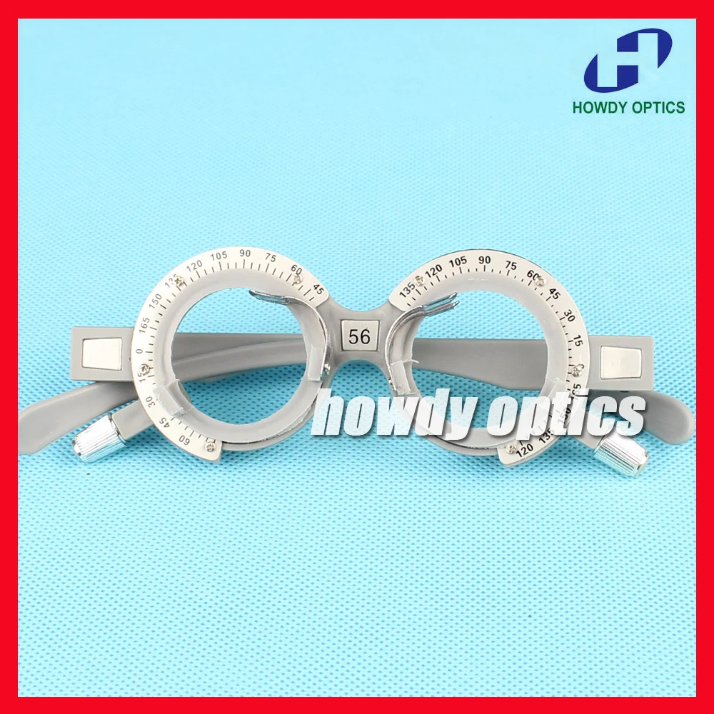 

Economic trial frame Optical trial lens frame Grey color 52-60 PD available