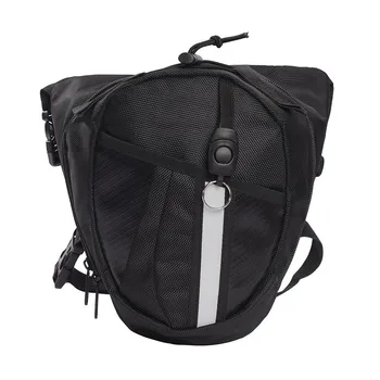 

MrY 1PC Black Motocross leg bag Motorcycle riding bag Knight waist bag outdoor multi-function bag 250*200*70mm