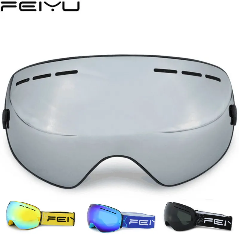 2017 FEIYU Ski Goggles Profession Double Laryers Large Spherical Mask