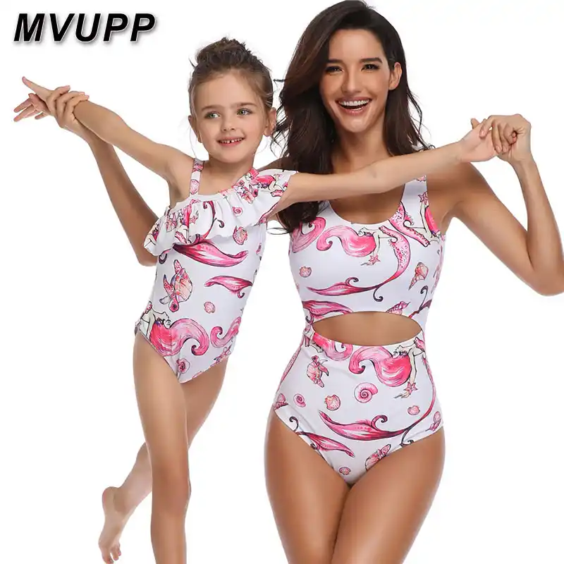 mommy and me mermaid bathing suits