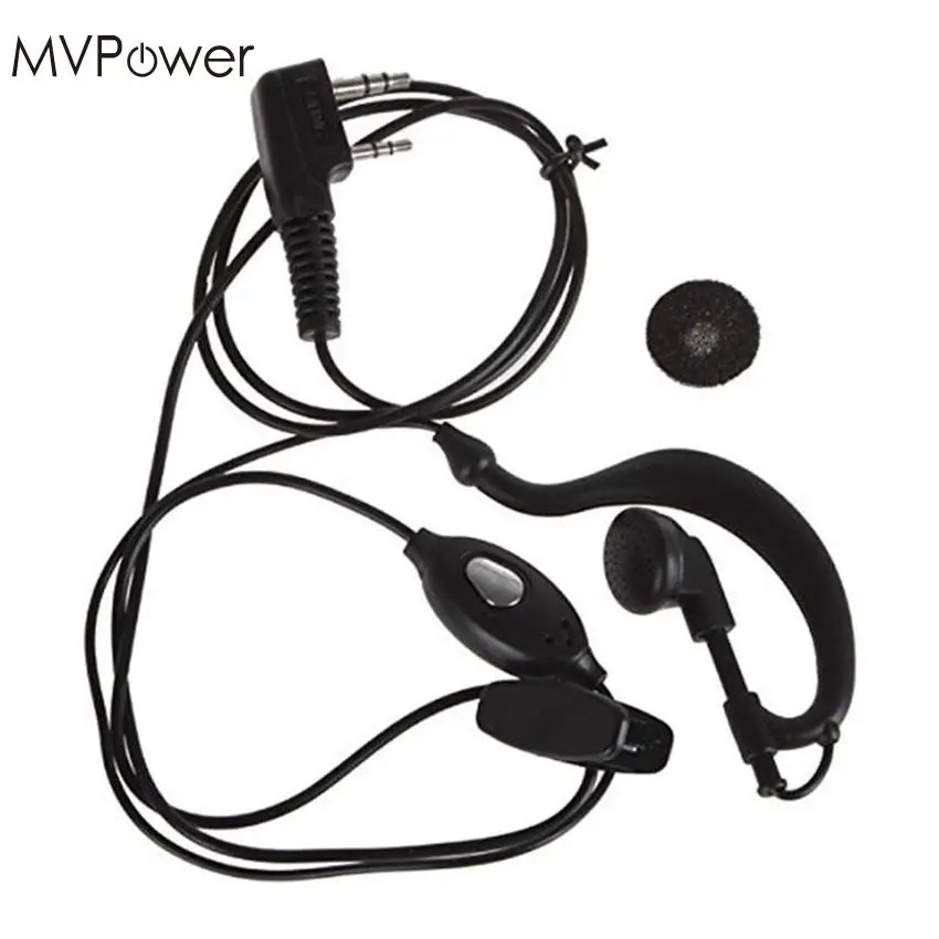 MVpower для Baofeng UV-5R Plus BF-888S UV-82L GT-3 наушники гарнитура с микрофоном аксессуары типа K |