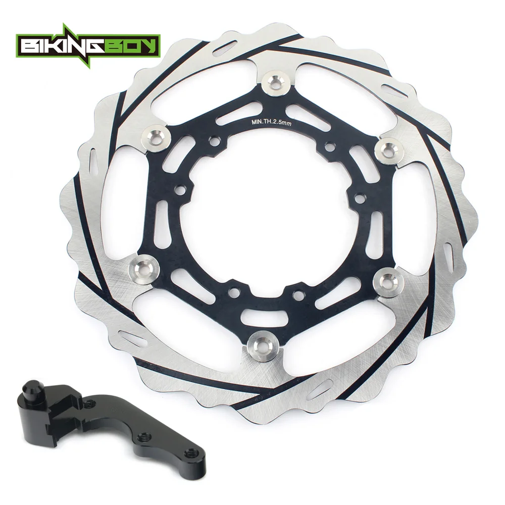 

BIKINGBOY For Honda CRF 250 450 R CRF250R CRF450R 2015 2016 2017 15 16 17 Oversize 270mm Front Brake Disc Disk Rotor Bracket