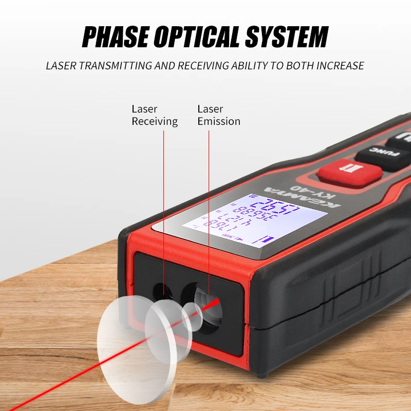 KEAMYA 20 м/40 м/60 м портативный лазерный дальномер цифровой лазерный дальномер ленты измеритель расстояния