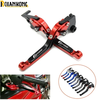 

CNC Motorcycle adjustable folding extendable brake clutch Levers with logo For BMW C650 Sport 2015 2016 2017
