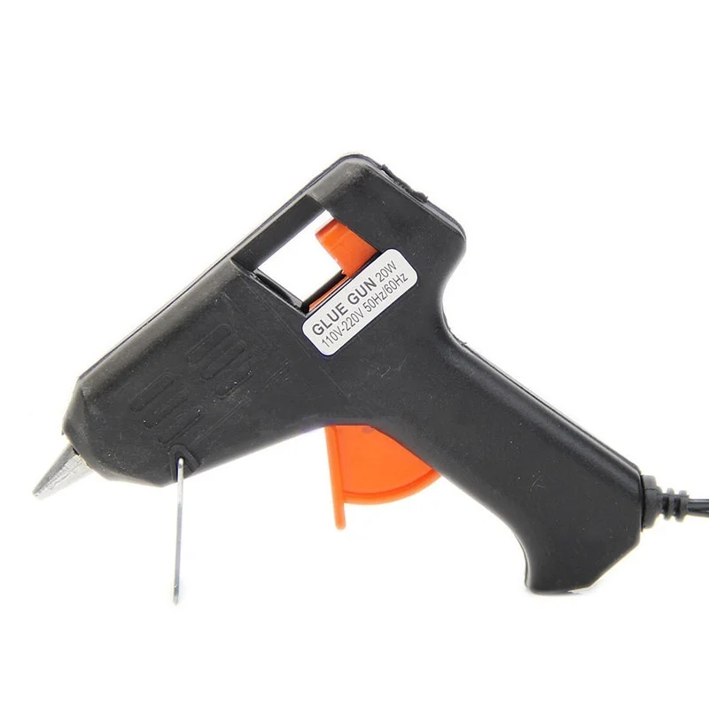 

High Quality 100-220V US Plug 20W Mini Electric Heating Hot Melt Glue Gun Sticks Trigger Art Repair Tool 2017 New