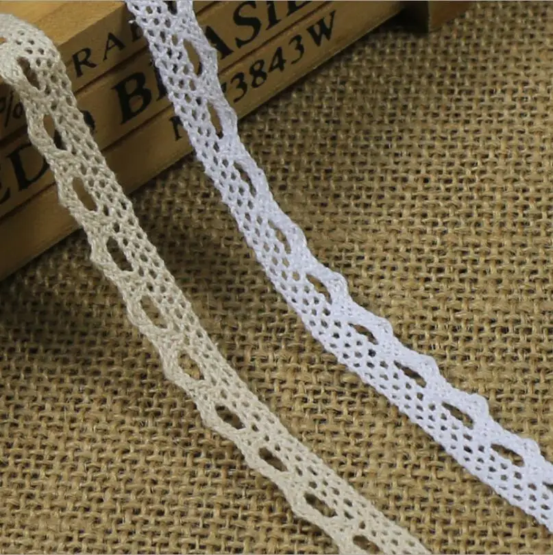 Pure Cotton Lace Ribbon Wedding Decoration Sewing Accessories Ribbons Costura Lace Trims African