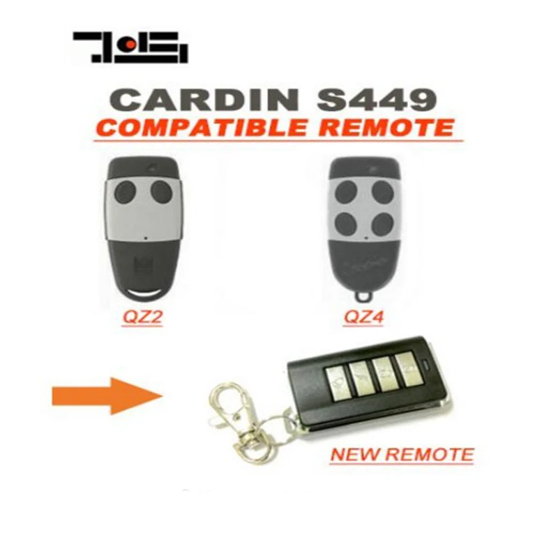 

50pcs FOR Gate Door Opener Hand Remote Control for Cardin S449 Replacement control Transmitter Key DHL free shipping