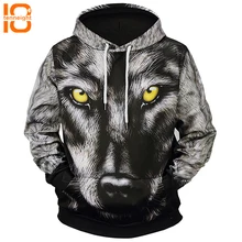 TENNEIGHT, новинка, принт снежного волка, 3D, толстовки с капюшоном, с длинным рукавом, свитер с капюшоном, Мужская одежда, спортивные толстовки, большой размер