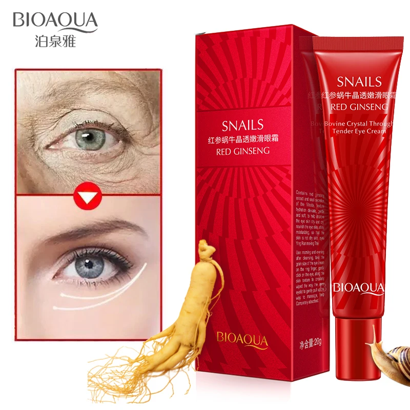 

BIOAQUA Anti Wrinkle Anti Aging Eye Cream Ageless Effectively Remove Dark Circles Puffiness Repair Eye Lifting Moisturizer Cream