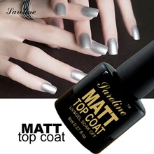 Saroline Matte Top Gel Matt Lacquer Top Coat Transparent Color Matt Top Coat UV Gel Nailes Polish LED Soak Off Varnish