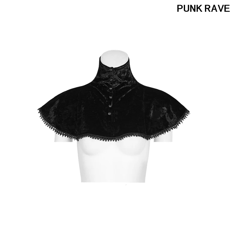 

Fashion female exquisite lace and buttons diamond velvet Shawl Gothic daily Small Shawl Tops PUNK RAVE Y-793
