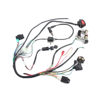 

High Quality Motorcycle Ignition set 50 70 90 110CC Wiring Harness CDI Pole Ignition Electric For Motorcycle ATV