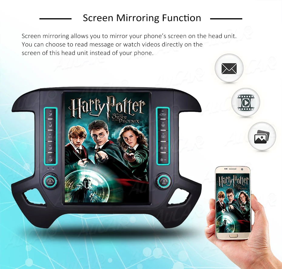 Excellent AuCAR Vertical Screen Tesla Style 12.1 inch Android 7.1 Touch Screen Car Radio For Chevrolet Silverado and GMC Sierra 2+32GB IPS 12 Excellent AuCAR Vertical Screen Tesla Style 12.1 inch Android 7.1 Touch Screen Car Radio For Chevrolet Silverado and GMC Sierra 2+32GB IPS 12