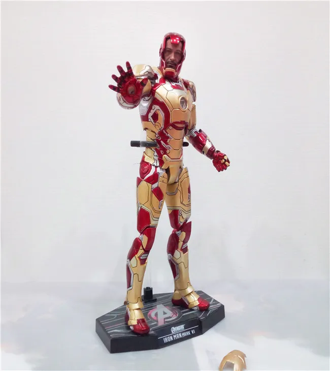 Marvel Comics Play Arts Kai Marvel 25 см Железный человек Сменное лицо супер герой Железный человек ПВХ Фигурки игрушки Аниме Фигурки игрушки подарки - Цвет: no retail box