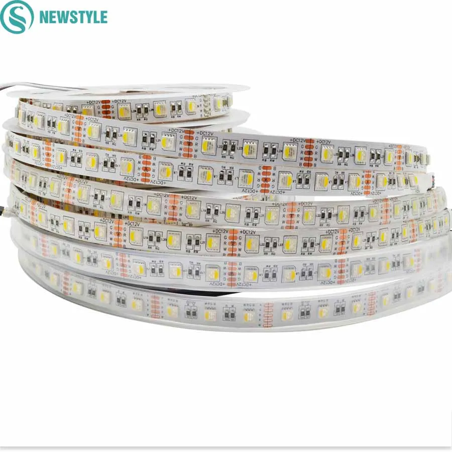 #Best DC12V 5m Led Strip 5050 SMDRGBW RGBWW 4 Colors in 1 Chip Led Flexible Strip Light RGB + White Warm White indoor decoration